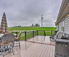 Millersburg Home with Covered Porch and Fire Pit!