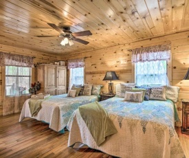 Broken Bow Cabin with Hot Tub and Fire Pit By Lake