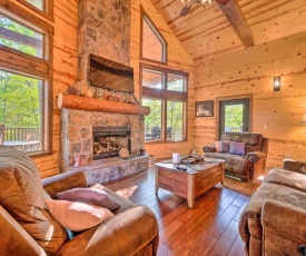 Creekside Cabin with Deck, Hot Tub and Fire Pit!