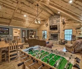 Lavish Cabin with Hot Tub and Deck Near Broken Bow Lake