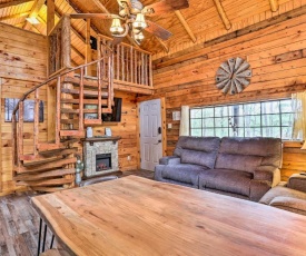 Pet-Friendly Log Cabin with Fire Pit, Pond and More!