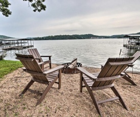 Contemporary Lakeside Haven with Dock and Hot Tub