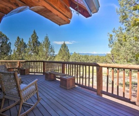 Tumalo Log Cabin with Deck, Fire Pit and Grill