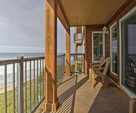 2BR Lincoln City Condo with Patio and Ocean Views!