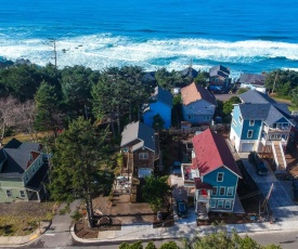 Beach house with a park