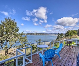 Waldport Beach House with Loft, Grill and Ocean Views!