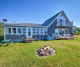 Shorefront House with Views, 14 Mi to Acadia NP!