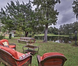 Cozy Lakefront Hernando House with Covered Patio!