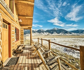 10-Acre Yellowstone Cabin with Stunning Mtn View