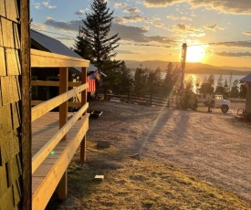 Amazing Sunsets, StationCreek Cabin, Flathead Lake