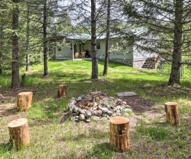 Scenic Forest Lodge Outside Glacier National Park!