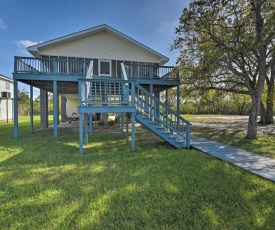 Fish at Canalfront Bay St Louis Home - Dock and Deck