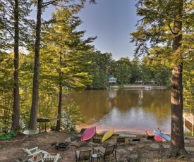 4-Season Lake House with Seasonal Hot Tub and Dock!