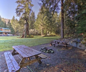 Cozy Bow Cabin on 5 Acres with Fire Pit Near Hiking!