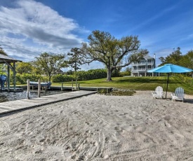 Family Waterfront Getaway with Pool and Boat Dock