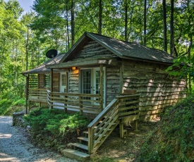 Cozy Robbinsville Cabin with Deck and Forest Views!