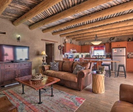 Adobe Home in Taos Area with Mtn View and Courtyard!