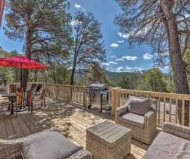 Charming Ruidoso House with Deck and Mtn Views!