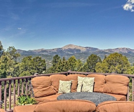 Large Ruidoso Home with Stunning Views and Hot Tub