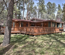 Lovely Creekside Ruidoso Home with Hot Tub and Deck!