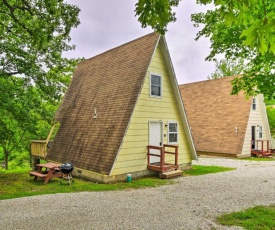 A-Frame Branson Cabin with Deck, Dock, Pool!