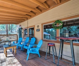 Ruidoso Cabin with Hot Tub - 2 Mi to Grindstone Lake