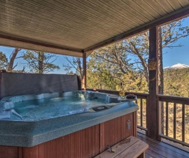 Ruidoso Cabin with Hot Tub and Fantastic Mountain Views