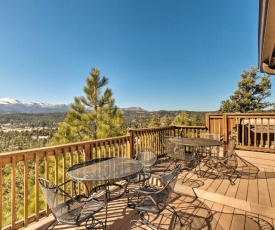 Ruidoso Home with Hot Tub, Mtn Views and Game Room!