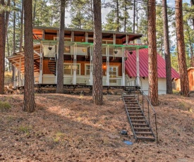 Secluded Ruidoso Cabin with Forest Views and Porch!