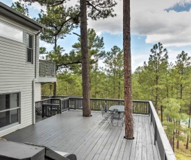 Spacious Hideaway in Ruidoso with Multi-Level Deck!