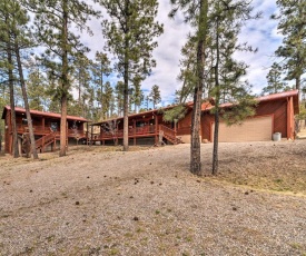 Wooded Ruidoso Hideaway with Deck Ski, Hike and Golf!