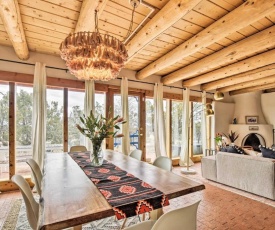 Authentic Santa Fe Adobe Home with Desert Views