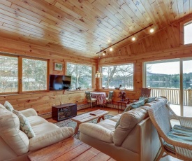 Two Story Adirondack Log Cabin