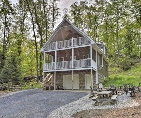 Cozy Old Forge Home with 2 Porches, Fire Pit, Hot Tub