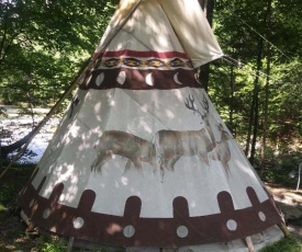 Sioux Tipi on Chloes Lake