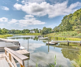 Waterfront 4 Bedroom Southampton Retreat with Dock