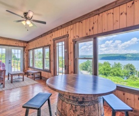 Watkins Glen Lakeview Cottage with Waterfall!