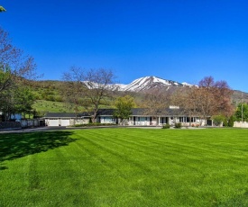 Wellsville House with Mtn Views, Yard and Tennis Court!